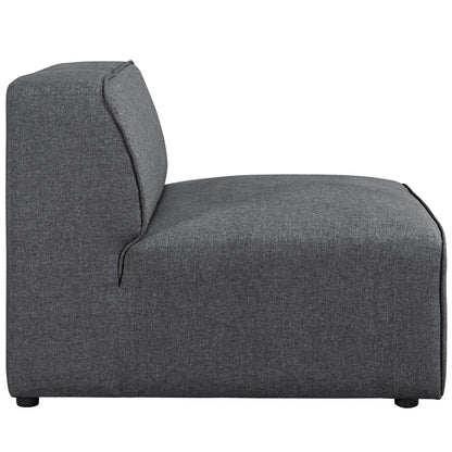 kitchen and dining room sets | CasaFoyer Mingle | 7-Piece Upholstered Fabric Sectional Sofa Set | Gray | casafoyer.myshopify.com