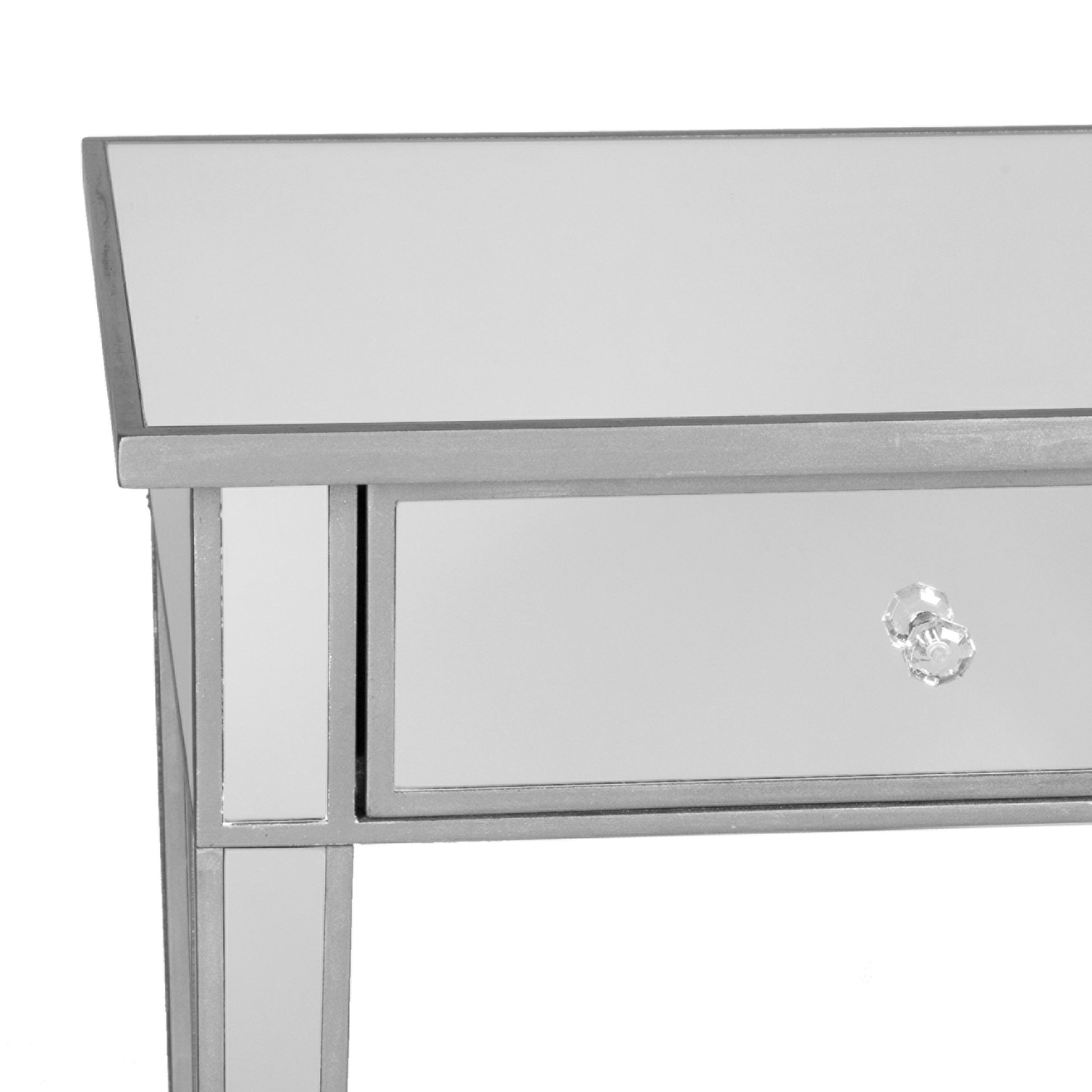 TABLE | Glamorous Mirrored Console Table | Versatile & Elegant | 2 Drawers | Living Room & Bedroom Furniture | casafoyer.myshopify.com