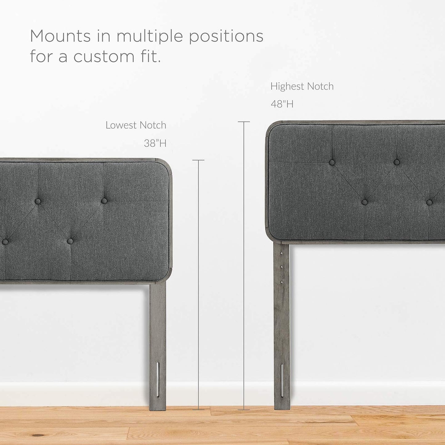 adjustable bed bases | CasaFoyer Bridgette Tufted Wood Full Platform Bed | Modern Design | Button Tufted Headboard | Wood Grain Frame | Durable Construction | No Box Spring Needed | casafoyer.myshopify.com