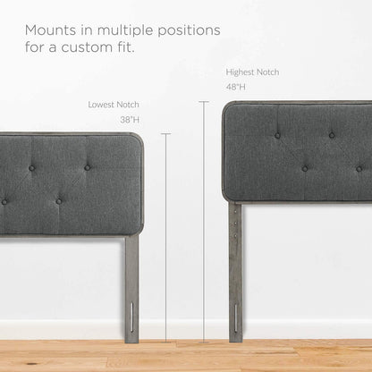 adjustable bed bases | CasaFoyer Bridgette Tufted Wood Full Platform Bed | Modern Design | Button Tufted Headboard | Wood Grain Frame | Durable Construction | No Box Spring Needed | casafoyer.myshopify.com