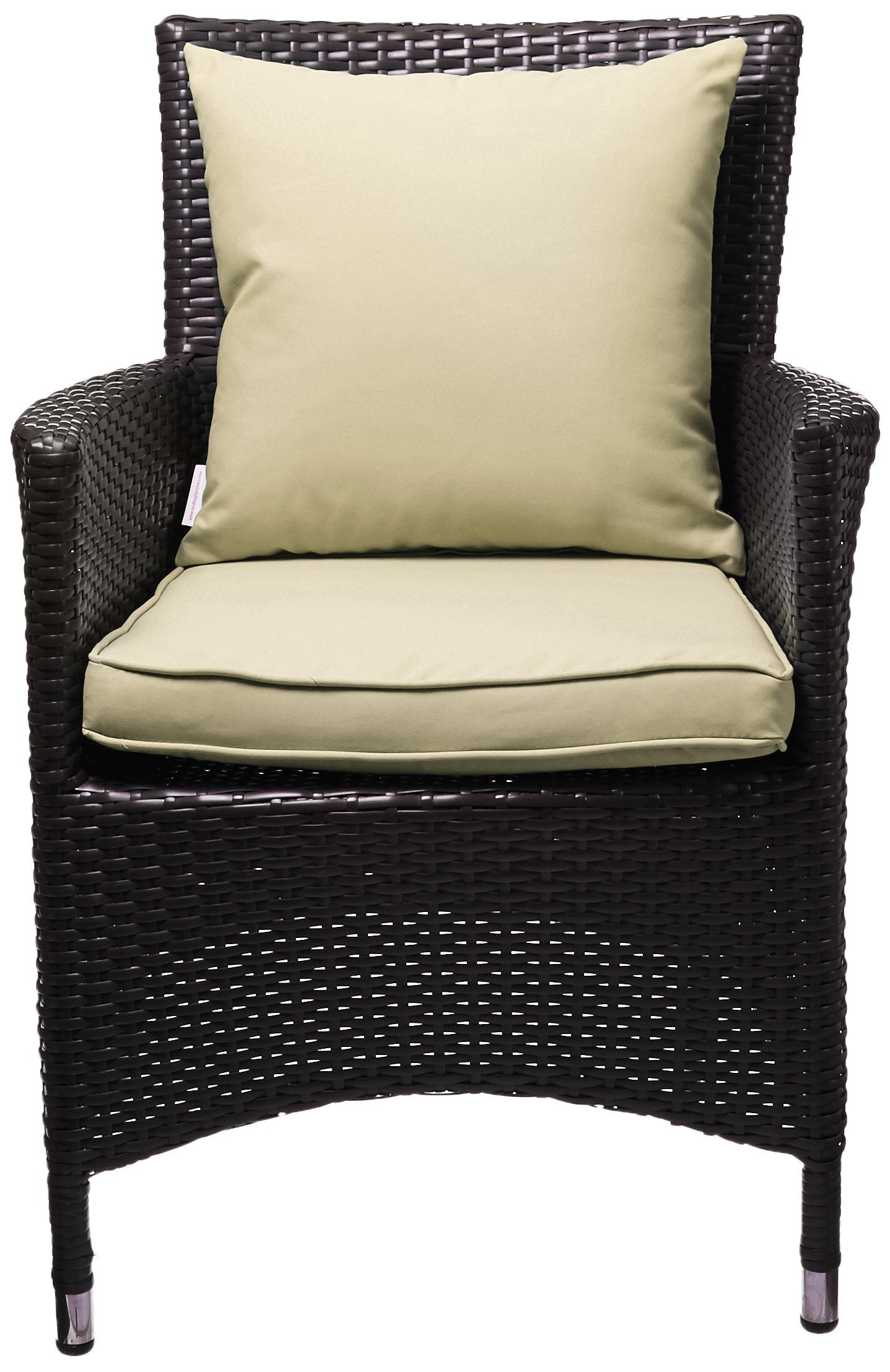Patio Furniture Sets | Convene Outdoor Sectional Dining Armchair | Weather-Resistant Cushions | Synthetic Rattan Weave | Aluminum Frame | Patio, Backyard, Pool | casafoyer.myshopify.com