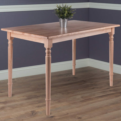 childrens table and chair sets | CasaFoyer  Wood Ravenna Dining Set | Vintage Charm | Solid Wood | Natural Finish | Farmhouse Style | Table & 2 Windsor Chairs | Easy Assembly | 47.2W x 30.3D x 30.3H | casafoyer.myshopify.com
