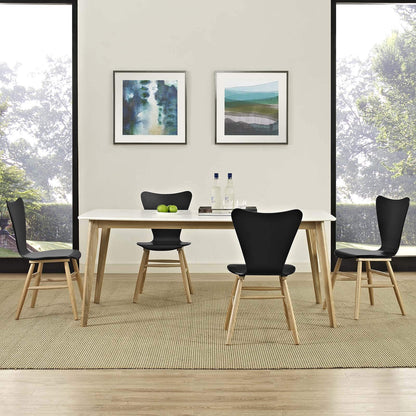 home office desk chairs | CasaFoyer Cascade Dining Chair Set of 4 | Effortless Elegance | Mid-Century & Contemporary Design | Comfortable & Stylish | Beechwood Legs | 331lb Weight Capacity | casafoyer.myshopify.com