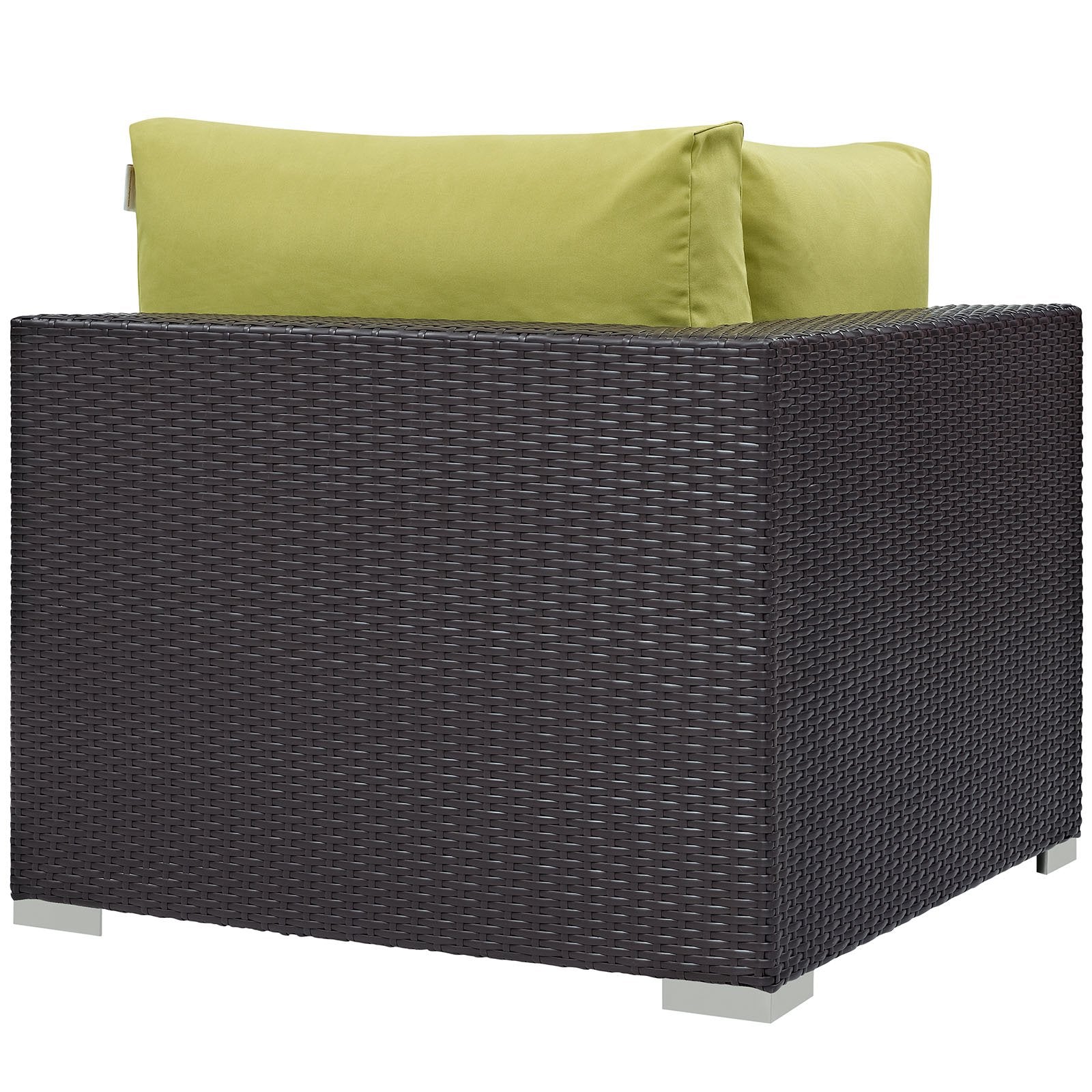 Patio Furniture Sets | Convene Outdoor Sectional Corner Chair | Durable Rattan & Aluminum Frame | All-Weather Cushions | Perfect for Patio, Backyard, Poolside | casafoyer.myshopify.com