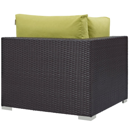 Patio Furniture Sets | Convene Outdoor Sectional Corner Chair | Durable Rattan & Aluminum Frame | All-Weather Cushions | Perfect for Patio, Backyard, Poolside | casafoyer.myshopify.com