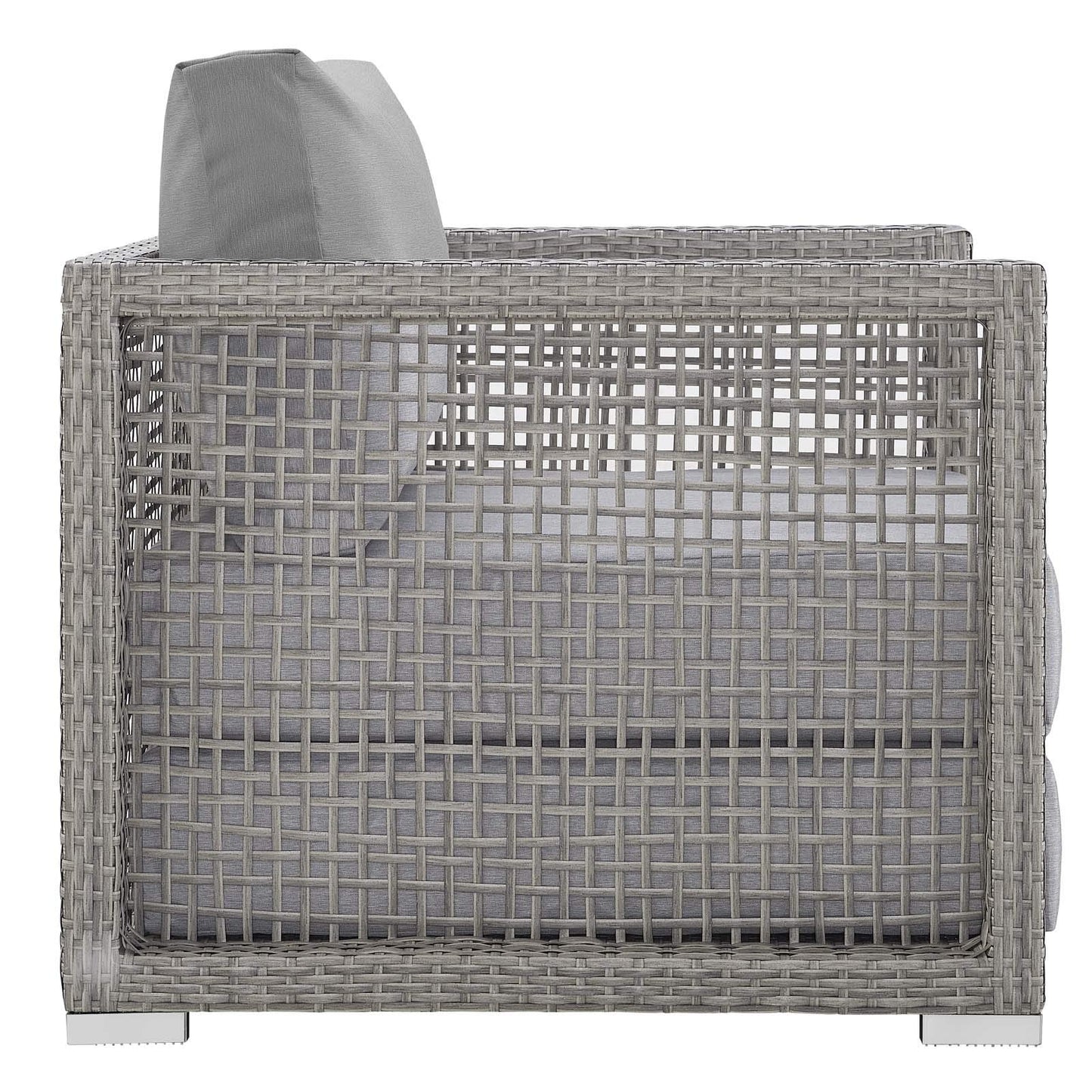 kitchen and dining room sets | CasaFoyer Aura Outdoor Patio Collection | Gray Gray Wicker Rattan Set | Armchair & Side Tables | All-Weather Fabric Cushions | Comfortable & Durable | Perfect for Patio, Backyard, Poolside | casafoyer.myshopify.com
