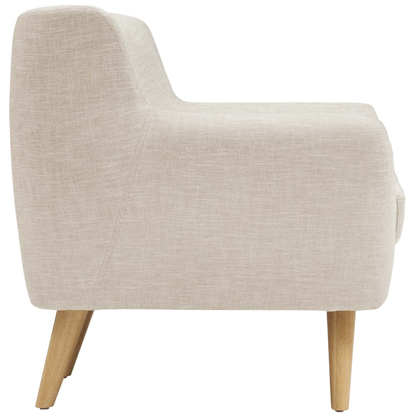 home office desk chairs | CasaFoyer Wholesale | Luxurious Dual Cushion Armchair | Solid Wood Legs | Elegant Mid-Century Design | Polyester Upholstery | Remark Armchair | casafoyer.myshopify.com