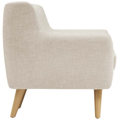 home office desk chairs | CasaFoyer Wholesale | Luxurious Dual Cushion Armchair | Solid Wood Legs | Elegant Mid-Century Design | Polyester Upholstery | Remark Armchair | casafoyer.myshopify.com