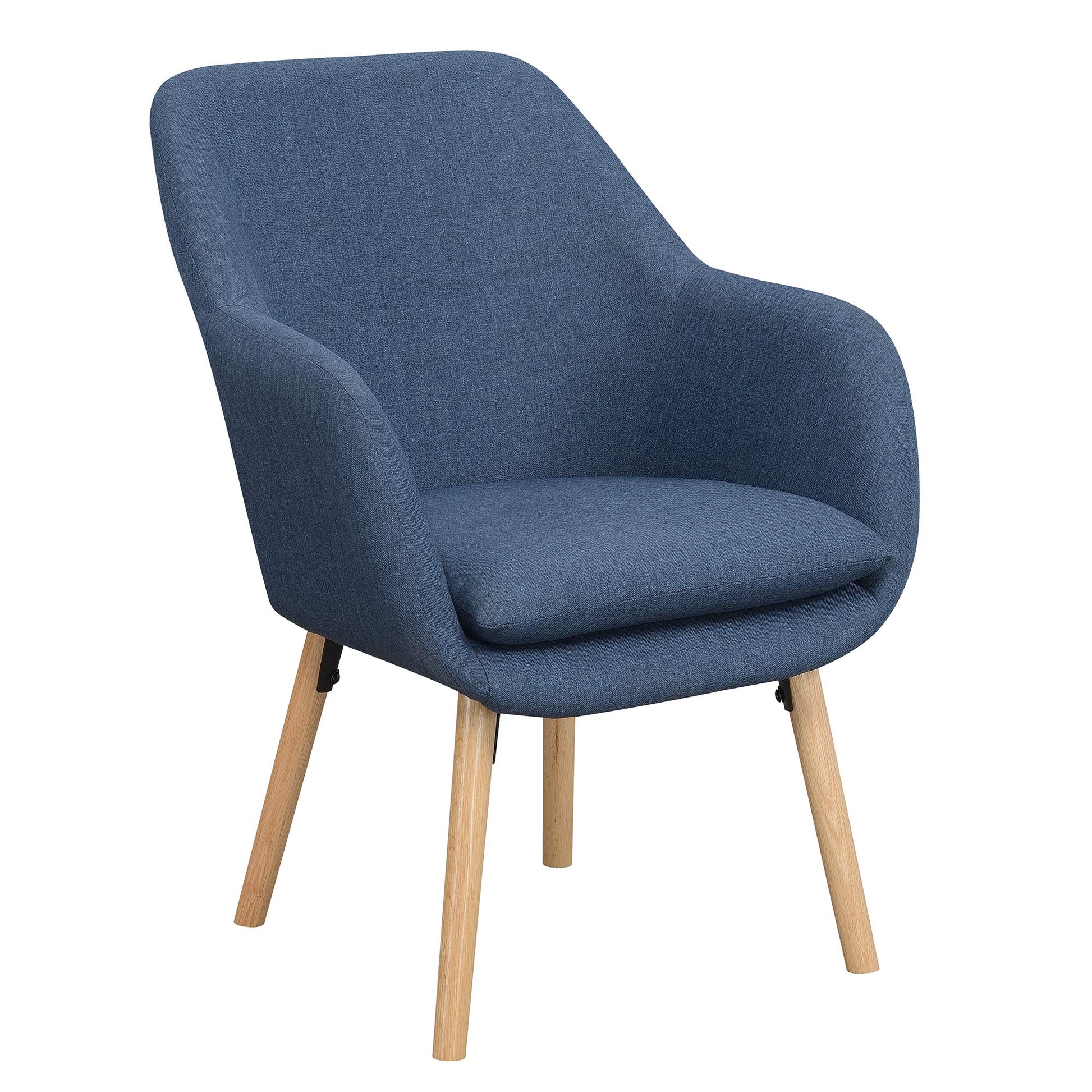 TABLE | CasaFoyer Take a Seat Charlotte Accent Chair | Solid Red Oak Legs | Linen Fabric Seat | Stylish & Comfortable | casafoyer.myshopify.com