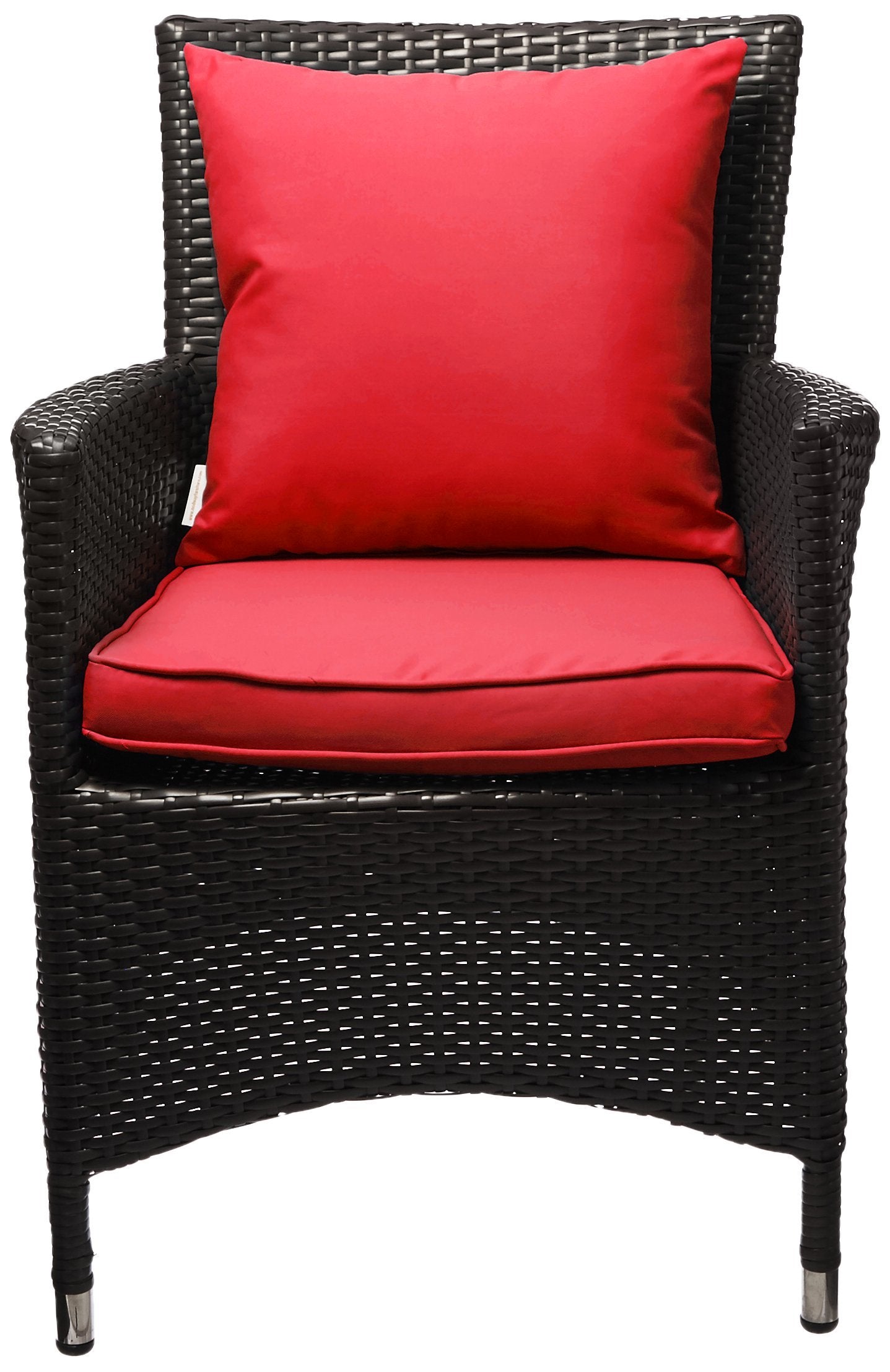 Patio Furniture Sets | Convene Outdoor Sectional Dining Armchair | Synthetic Rattan | Weather-Resistant Cushions | Aluminum Frame | Patio, Backyard, Poolside | casafoyer.myshopify.com
