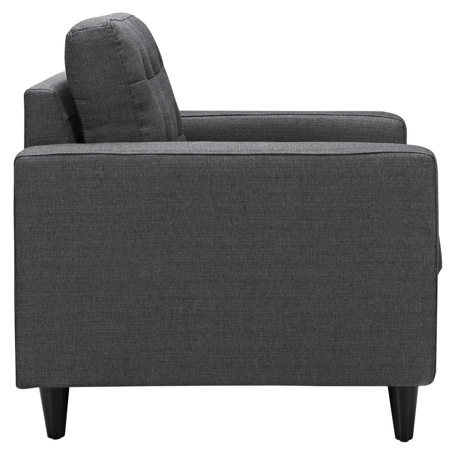 home office desk chairs | CasaFoyer Empress Upholstered Armchair Set of 2 | Exquisite Design | Regal Details | Luxurious Comfort | Gray | casafoyer.myshopify.com