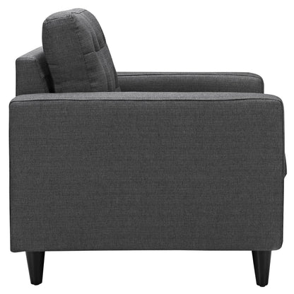 home office desk chairs | CasaFoyer Empress Upholstered Armchair Set of 2 | Exquisite Design | Regal Details | Luxurious Comfort | Gray | casafoyer.myshopify.com