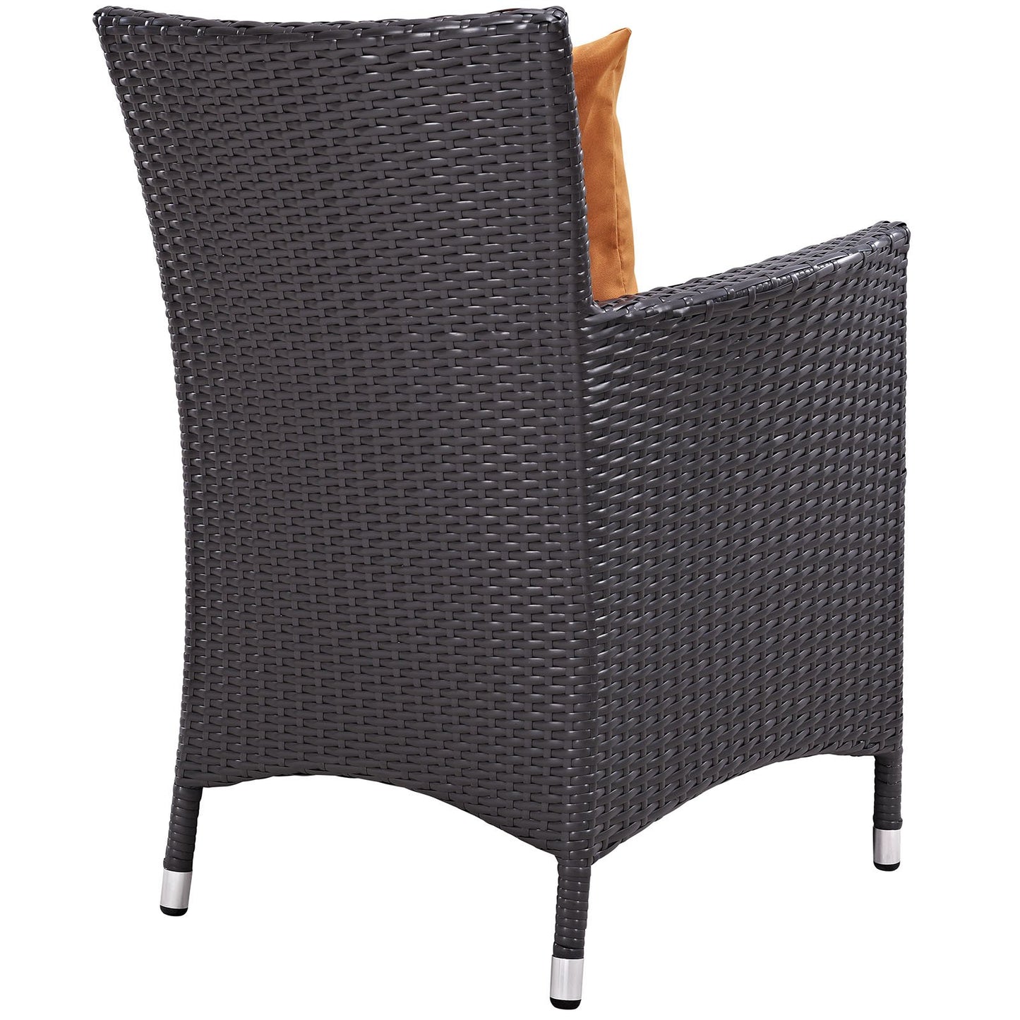 kitchen and dining room sets | CasaFoyer Convene Outdoor Sectional Series | Weather-Resistant Patio Dining Set with Umbrella | 5 Armchairs, 106 Umbrella, 47 Round Table | casafoyer.myshopify.com