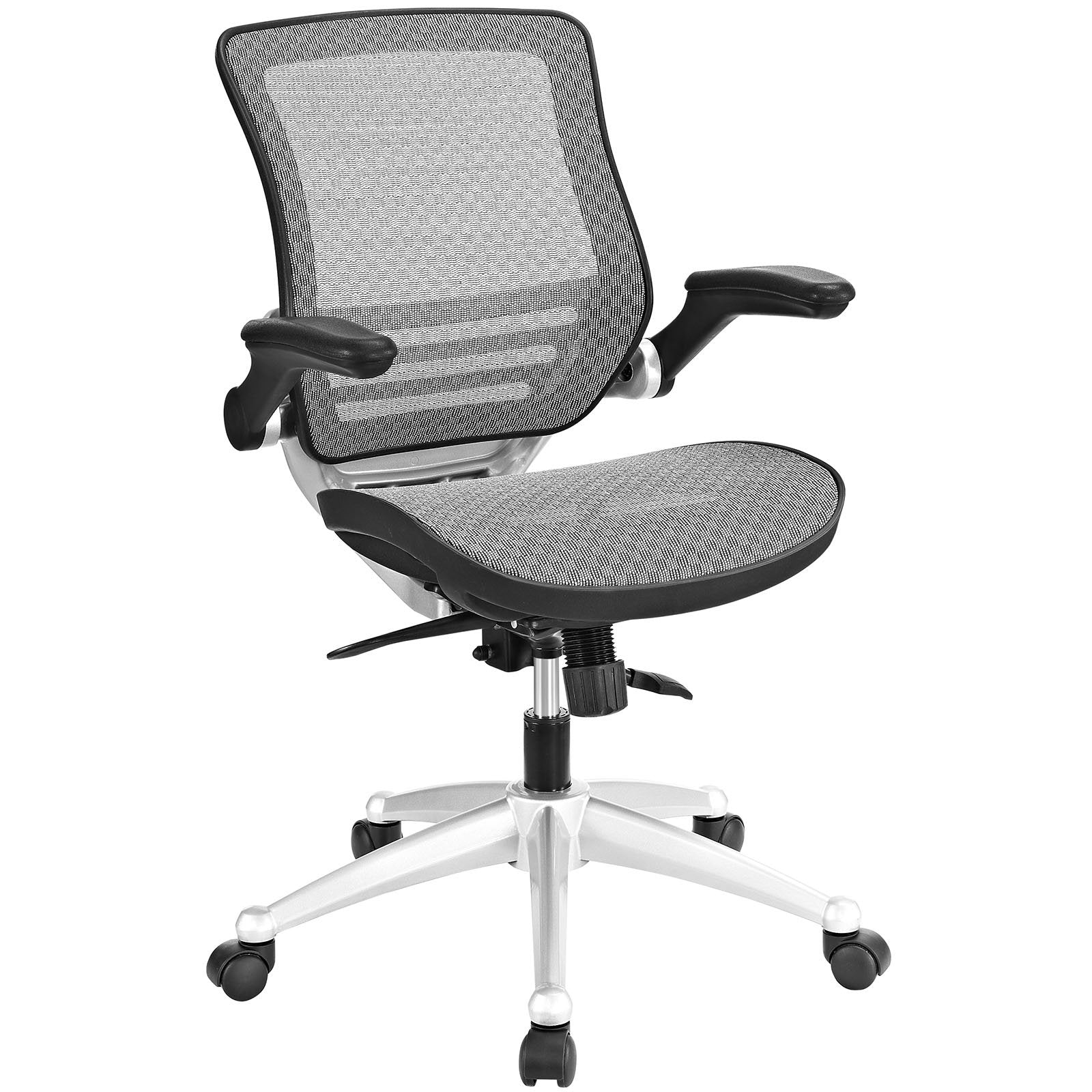 Chair | Edge All Mesh Office Chair | Revolutionary Comfort & Support | Ergonomic Design | Breathable Back | Flip-Up Armrests | Tilt Mechanism | Height Adjustable | Gray | casafoyer.myshopify.com