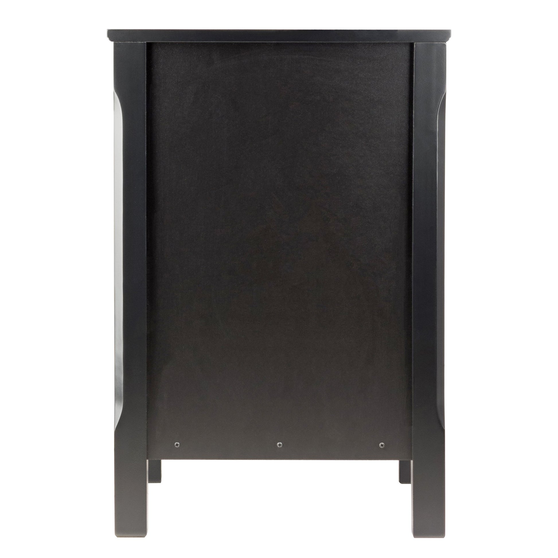 TABLE | Ergode Timmy Night Stand | Versatile Bedroom/Side Table | 3 Drawers | Composite Wood | Sleek Black Finish | 15.75W x 16.6D x 23.6H | casafoyer.myshopify.com