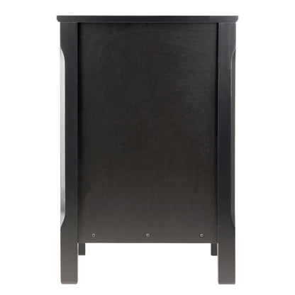 TABLE | Ergode Timmy Night Stand | Versatile Bedroom/Side Table | 3 Drawers | Composite Wood | Sleek Black Finish | 15.75W x 16.6D x 23.6H | casafoyer.myshopify.com