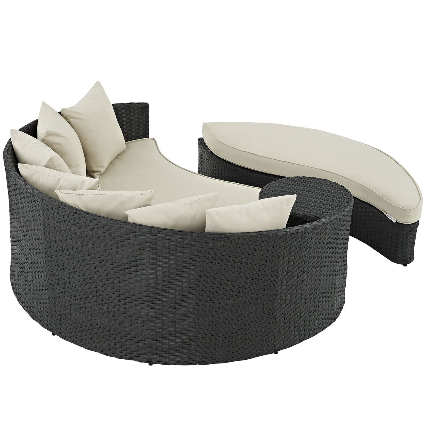 executive chairs | Sojourn Outdoor Patio Furniture Collection | Sectional Sofa Daybed with Sunbrella Cushions | Synthetic Rattan Weave | UV Protection | Aluminum Frame | casafoyer.myshopify.com