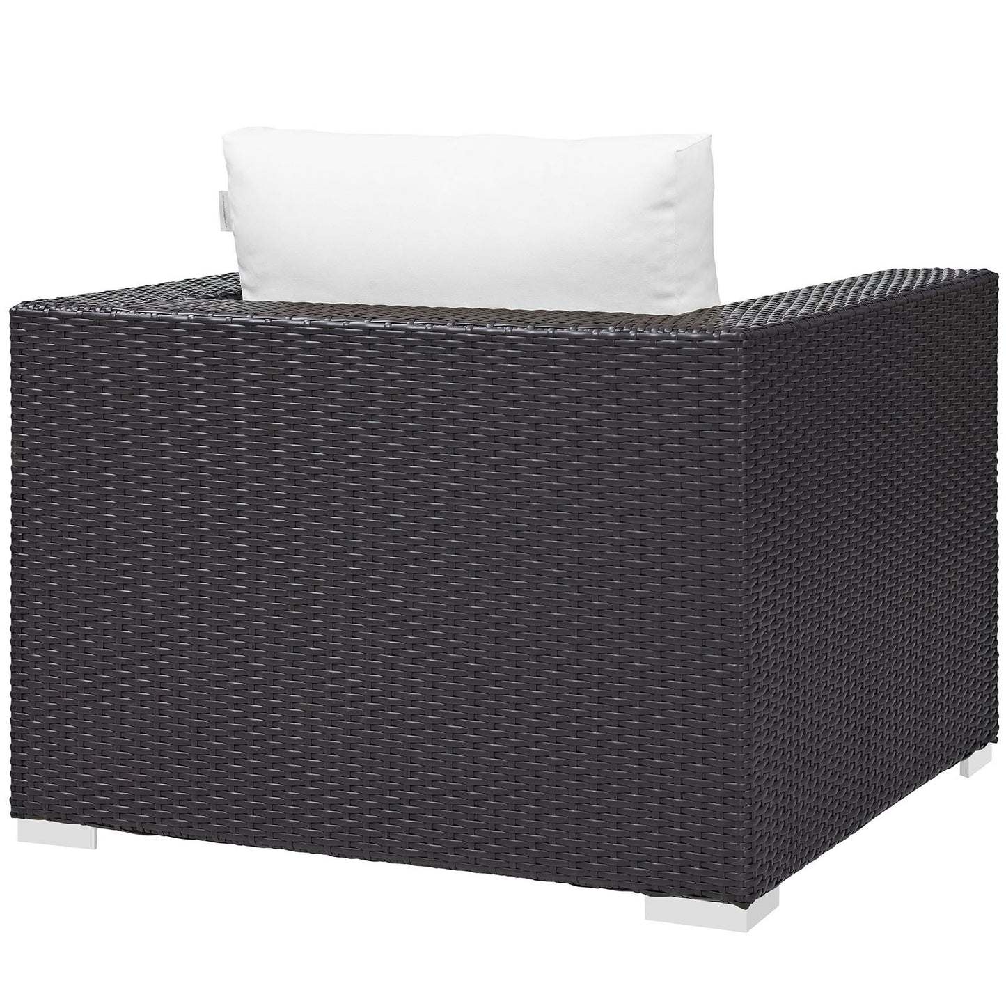 executive chairs | CasaFoyer Convene Outdoor Sectional Arm Chair | Durable Rattan & Aluminum Frame | All-Weather Cushions | Customizable Patio Furniture | casafoyer.myshopify.com