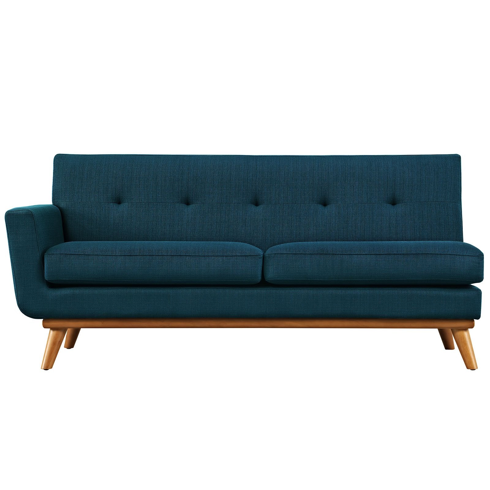 sofas | Engage Left-Arm Loveseat | Plush Cushions | Elegant Design | Sturdy Frame | Perfect for Relaxing & Entertaining | Azure | casafoyer.myshopify.com