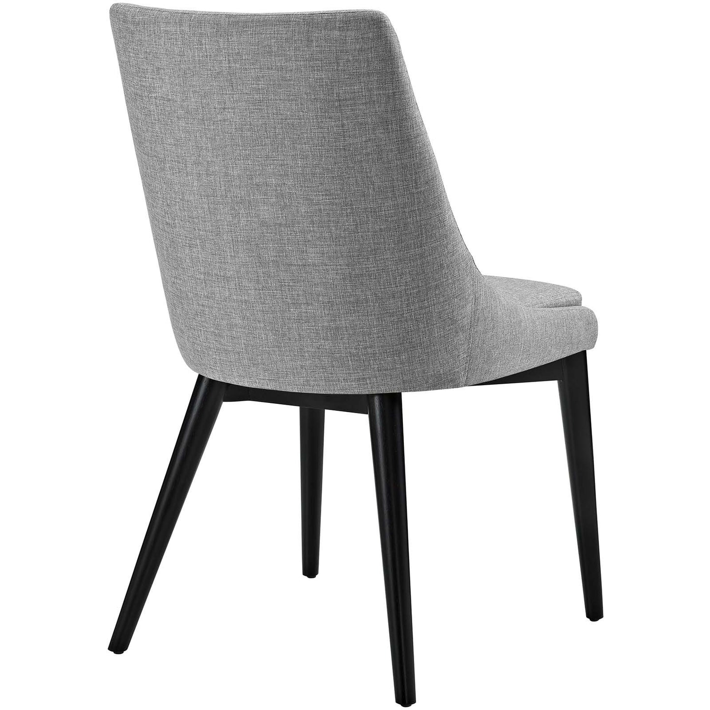 home office desk chairs | CasaFoyer Viscount Side Chair Set of 2 | Elegant Design | Padded Seat | Polyester Fabric | Black Legs | Ideal for Modern Spaces | casafoyer.myshopify.com