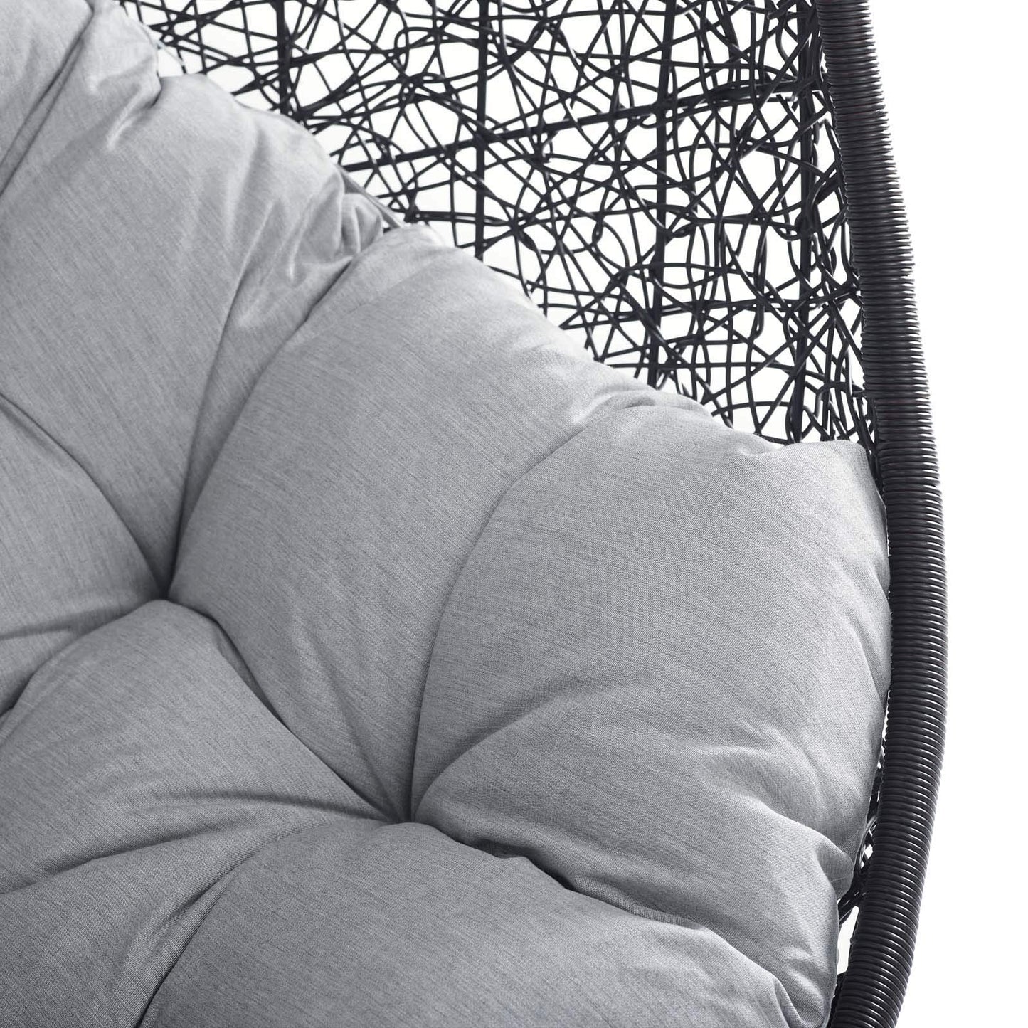 porch swings | Ergode Encase Outdoor Patio Swing Chair | Exotic Island Retreat | Synthetic Rattan Weave | All-Weather Cushion | Durable Steel Frame | Adjustable Chain | Weather & UV Resistant | Indoor/Outdoor Use | casafoyer.myshopify.com