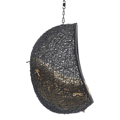 porch swings | Ergode Encase Outdoor Patio Swing Chair | Tranquil Island Getaway | Synthetic Rattan | All-Weather Cushion | Steel Frame | Adjustable Chain | Weather & UV Resistant | casafoyer.myshopify.com