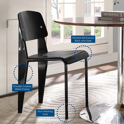 home office desk chairs | CasaFoyer Cabin Dining Chair | Modern Design | Tranquil Aura | Elegant Style | Sturdy Plywood | Natural Finish | casafoyer.myshopify.com