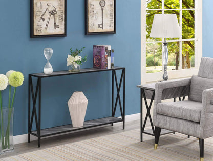 TABLE | Ergode Tucson Console Table | Stylish & Versatile Home Decor Solution | Ample Surface Area | Convenient Bottom Shelf | Multiple Finishes | casafoyer.myshopify.com