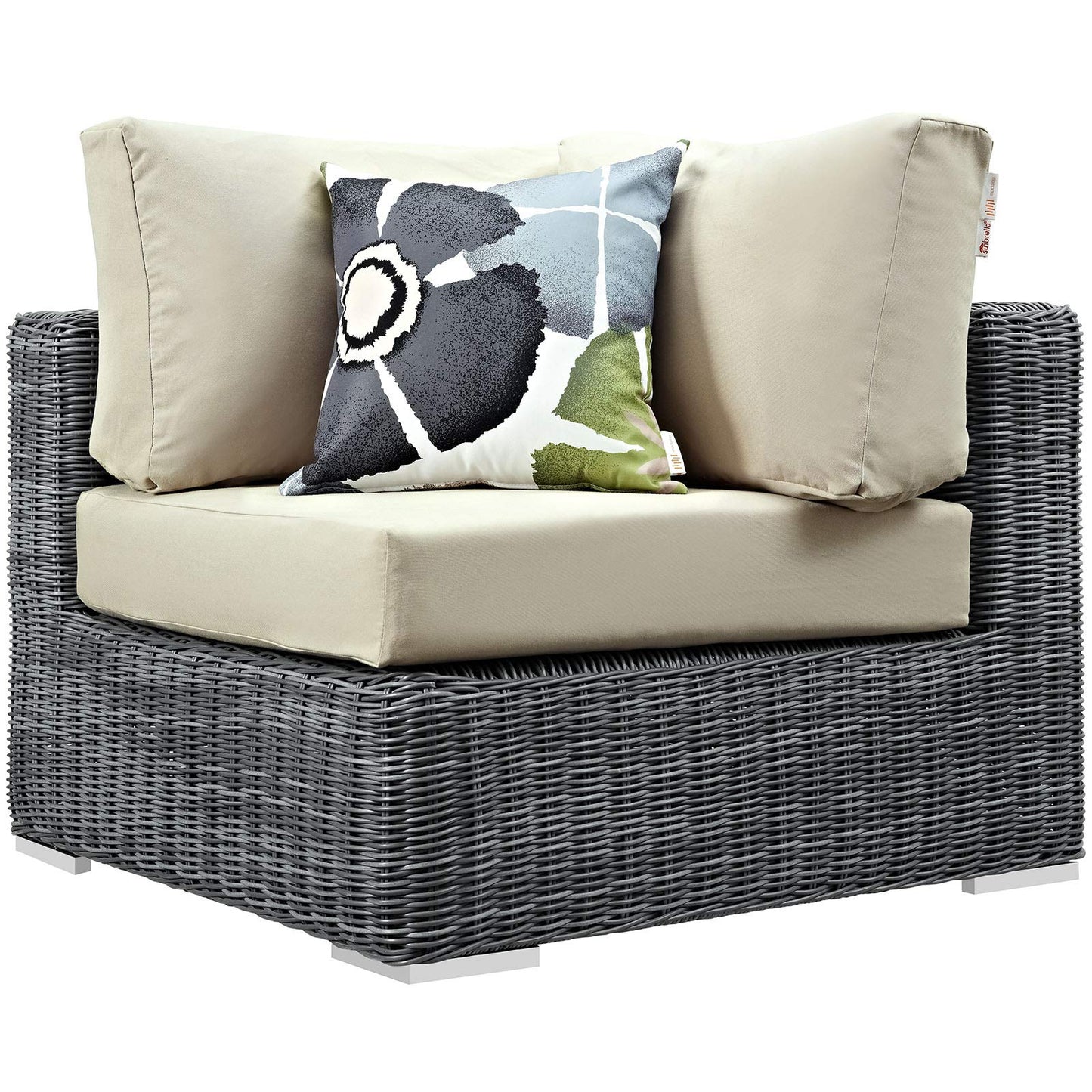 kitchen and dining room sets | CasaFoyer Summon Outdoor Patio Sectional Sofa Set | Two-Tone Rattan | Sunbrella Cushions | UV Protection | Aluminum Frame | Modern Design | Coffee Table | 7 Piece Set | casafoyer.myshopify.com