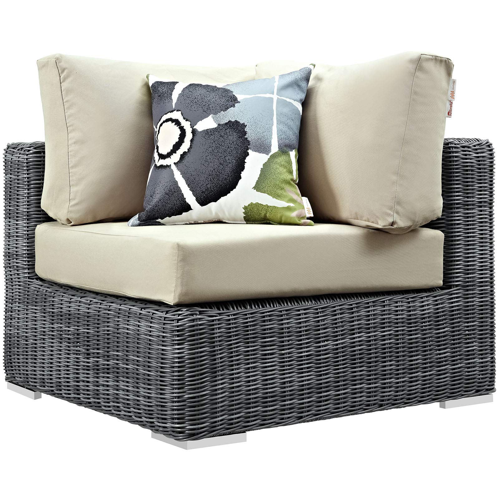 kitchen and dining room sets | CasaFoyer Summon Outdoor Patio Sectional Sofa Set | Two-Tone Rattan | Sunbrella Cushions | UV Protection | Aluminum Frame | Modern Design | Coffee Table | 7 Piece Set | casafoyer.myshopify.com