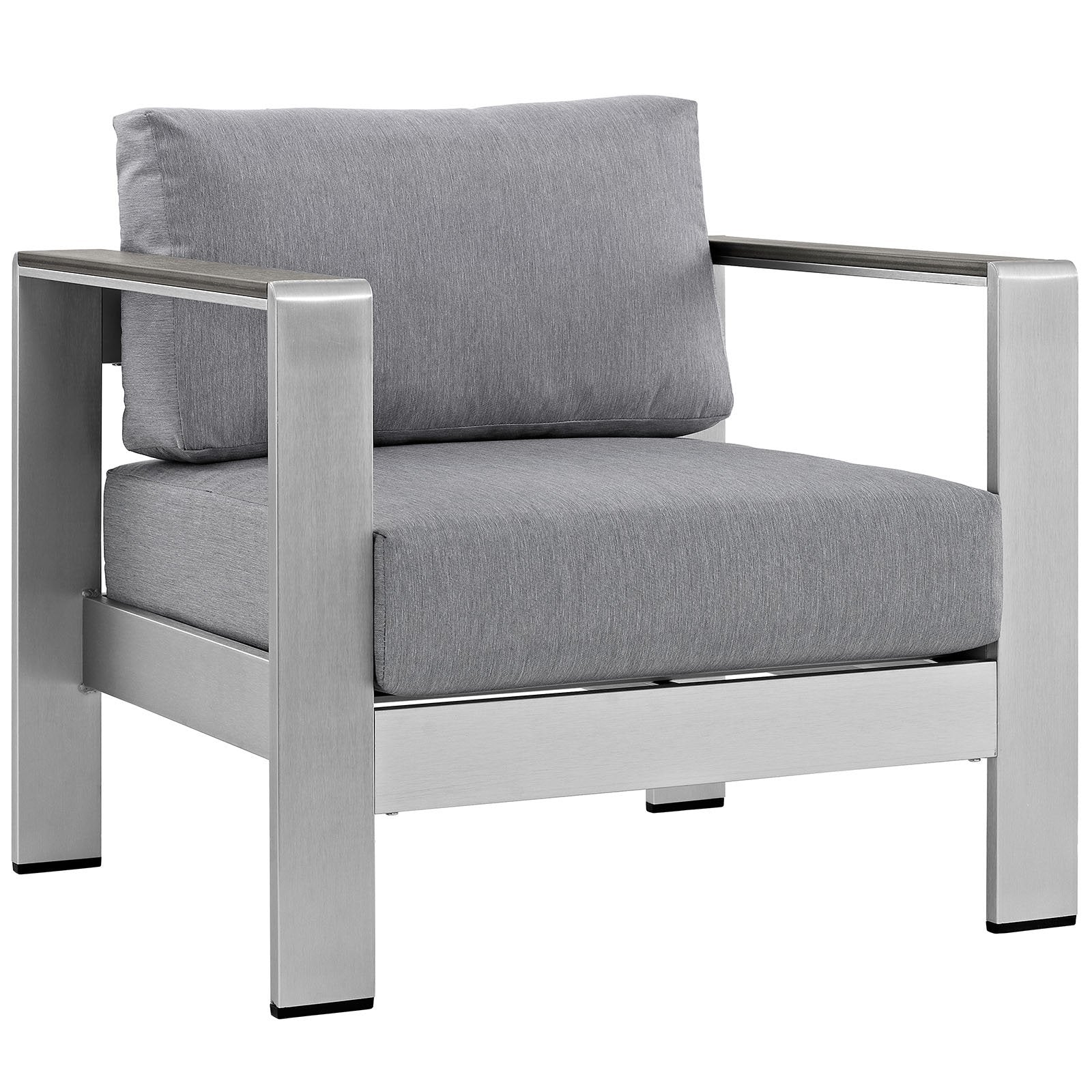 patio bistro sets | CasaFoyer Shore Outdoor Patio Arm Chair | Durable Aluminum Frame | Weather-Resistant Fabric | Stylish & Reliable | Set of 1 | casafoyer.myshopify.com