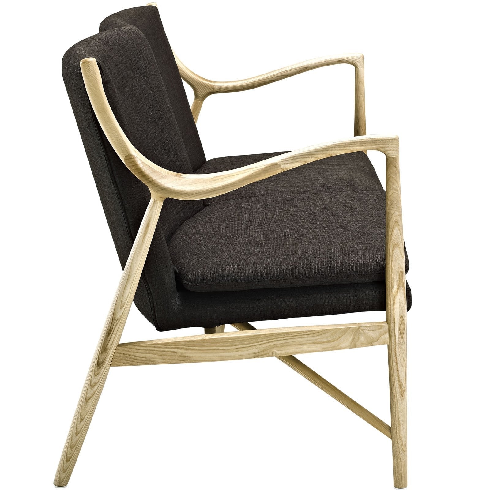 sofas | CasaFoyer Modernist Makeshift Collection | Durable & Comfortable Loveseat | Padded Leather Seat | Ash Wood Frame | Natural Brown | casafoyer.myshopify.com