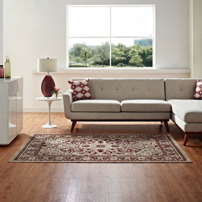 area rugs | CasaFoyer Grania Distressed Vintage Floral Turkish Area Rug | Durable & Stylish 5x8 | Non-Slip Rubber Bottom | Stain Resistant & Easy to Maintain | Perfect for High Traffic Areas | casafoyer.myshopify.com