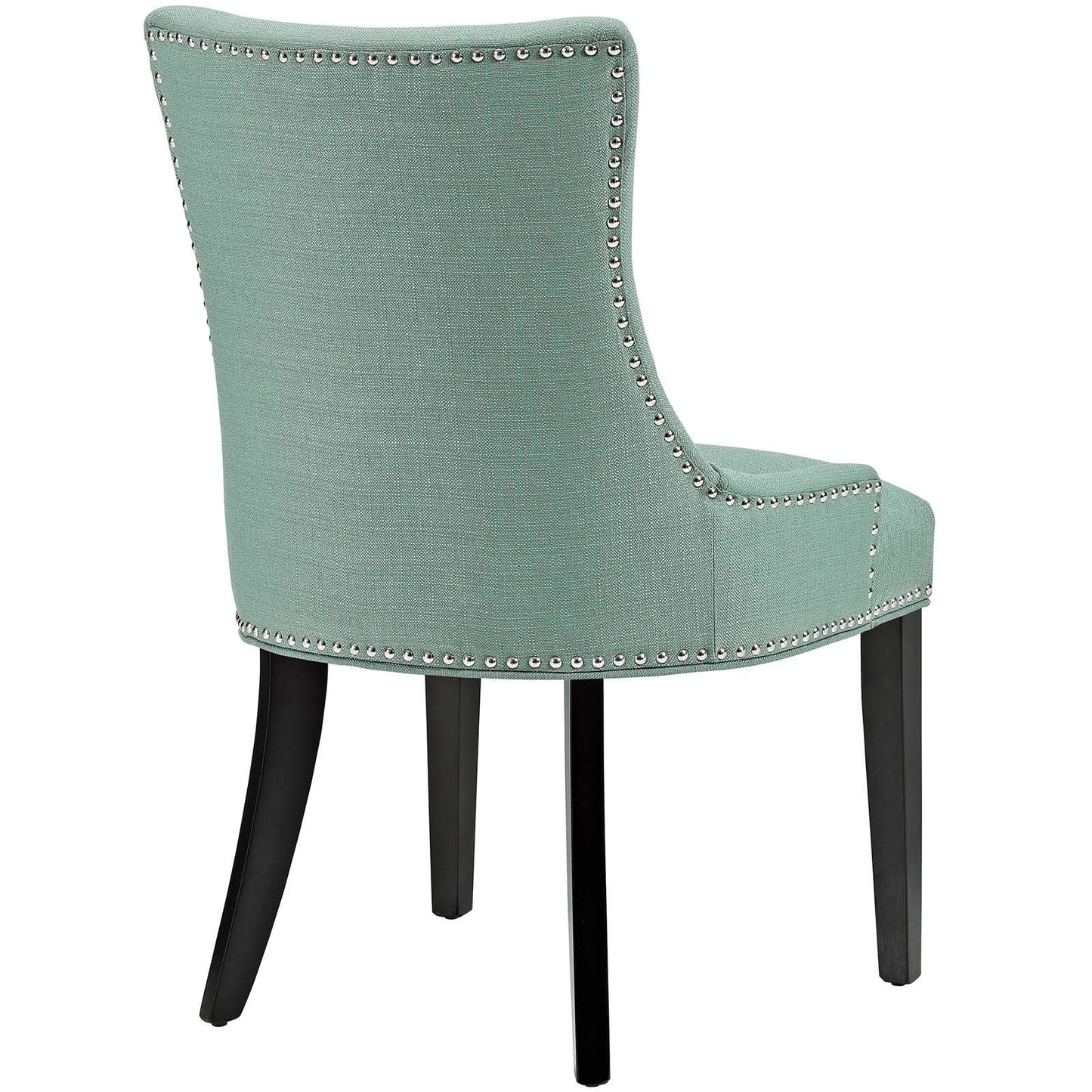 home office desk chairs | CasaFoyer Marquis Dining Side Chair Set of 4 | Elegant Hourglass Back | Nailhead Trim | Non-Marking Foot Caps | Tapered Wood Legs | High-Quality Polyester Fabric | casafoyer.myshopify.com