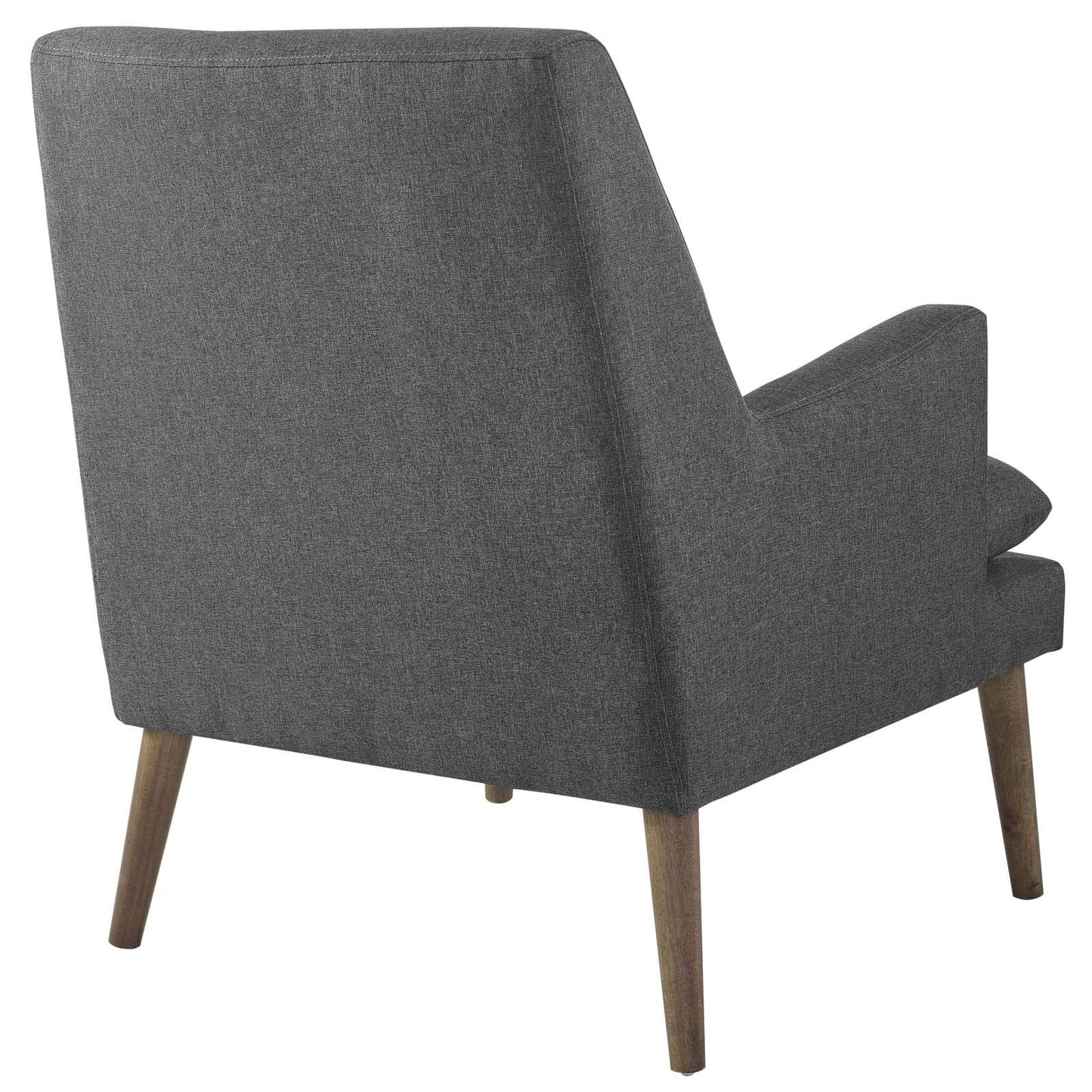 home office desk chairs | CasaFoyer Leisure Lounge Chair | Mid-Century Modern | High-Density Foam Seat | Button Tufted Back | Walnut-Stained Wood Legs | Stylish & Comfortable | Supports up to 331 lbs | casafoyer.myshopify.com