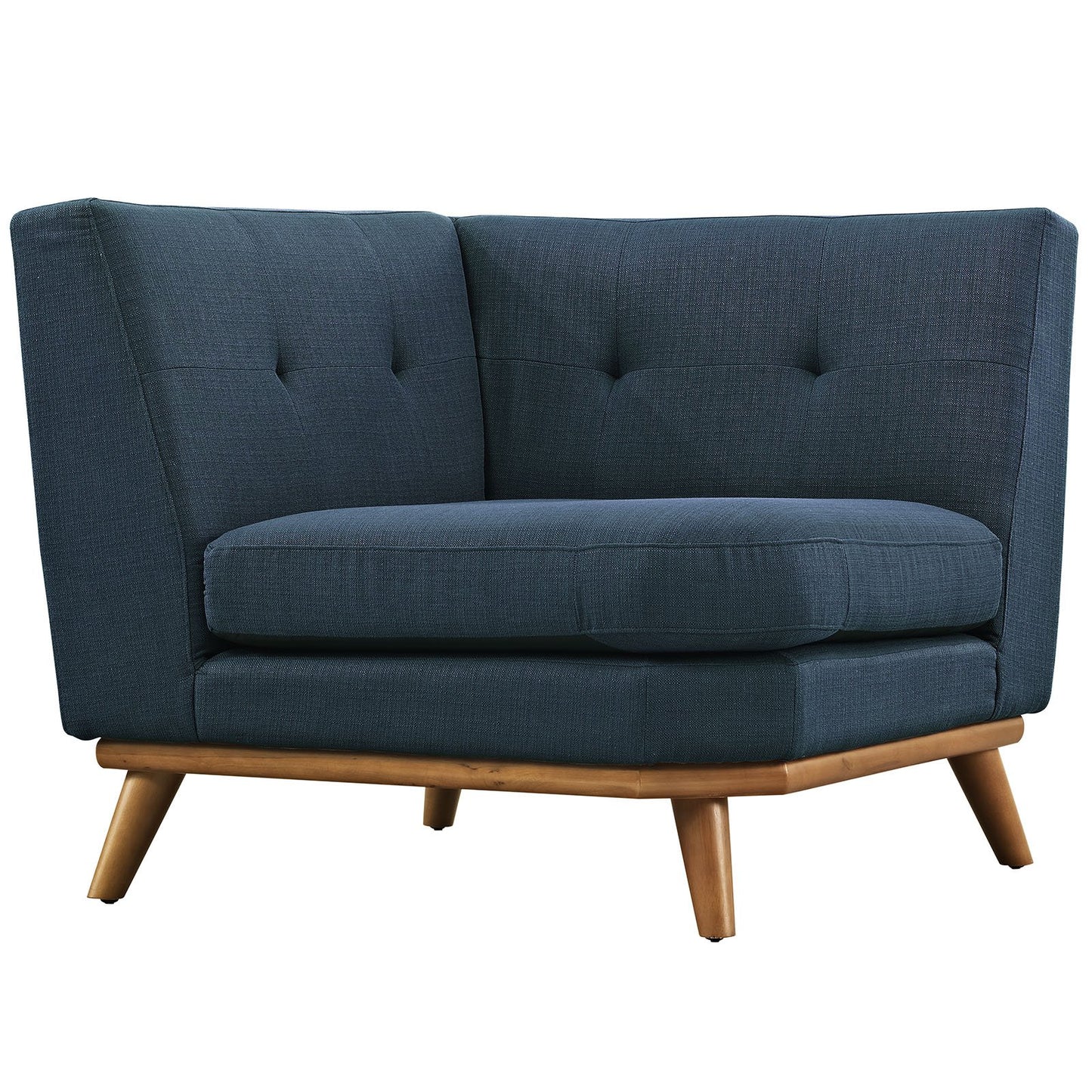 sofas | Engage Corner Sofa Set | Ultimate Lounging Experience | Plush Cushions | Tufted Buttons | Sturdy Frame | Azure | casafoyer.myshopify.com