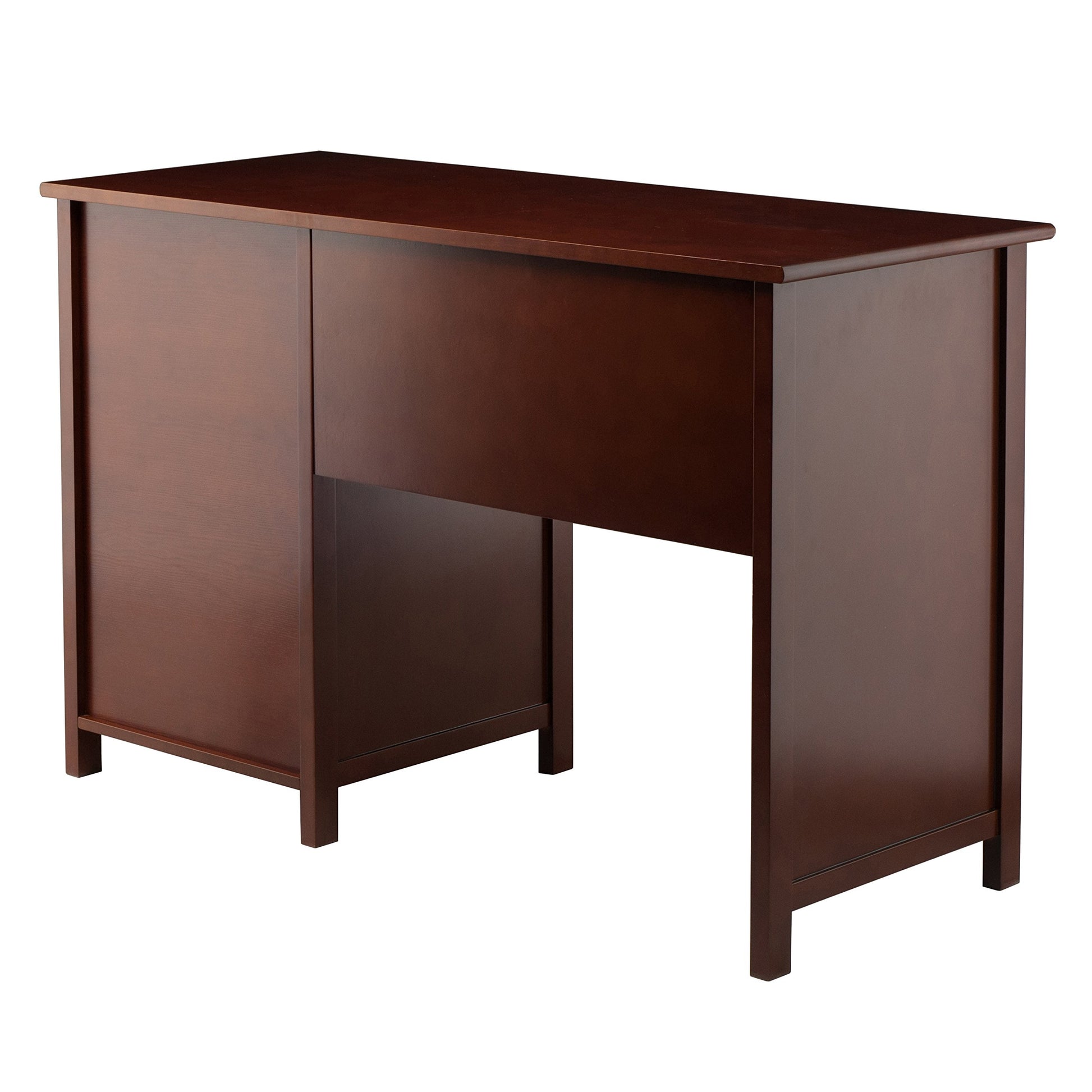 DESK | Ergode Delta Office Desk | Sleek & Modern Design | Walnut Finish | Drawers & Cabinet for Organization | Composite Wood | Easy Assembly | 30.7H x 47.2W x 20.2D | casafoyer.myshopify.com