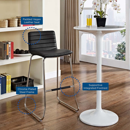 barstools | CasaFoyer Dive Bar Stool | Sleek Design | Stainless Steel Base | Ideal for Bars, Restaurants, Hotels, and Home Settings | Captivating and Ambitious | Black | casafoyer.myshopify.com