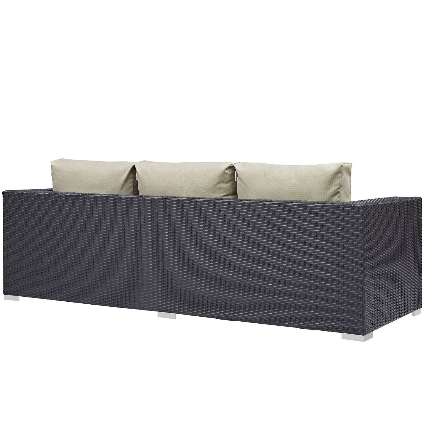 Patio Furniture Sets | Convene Outdoor Sectional Sofa Set | Durable Rattan Weave | Weather-Resistant Cushions | Ideal for Patio, Backyard, Poolside Gathering | casafoyer.myshopify.com