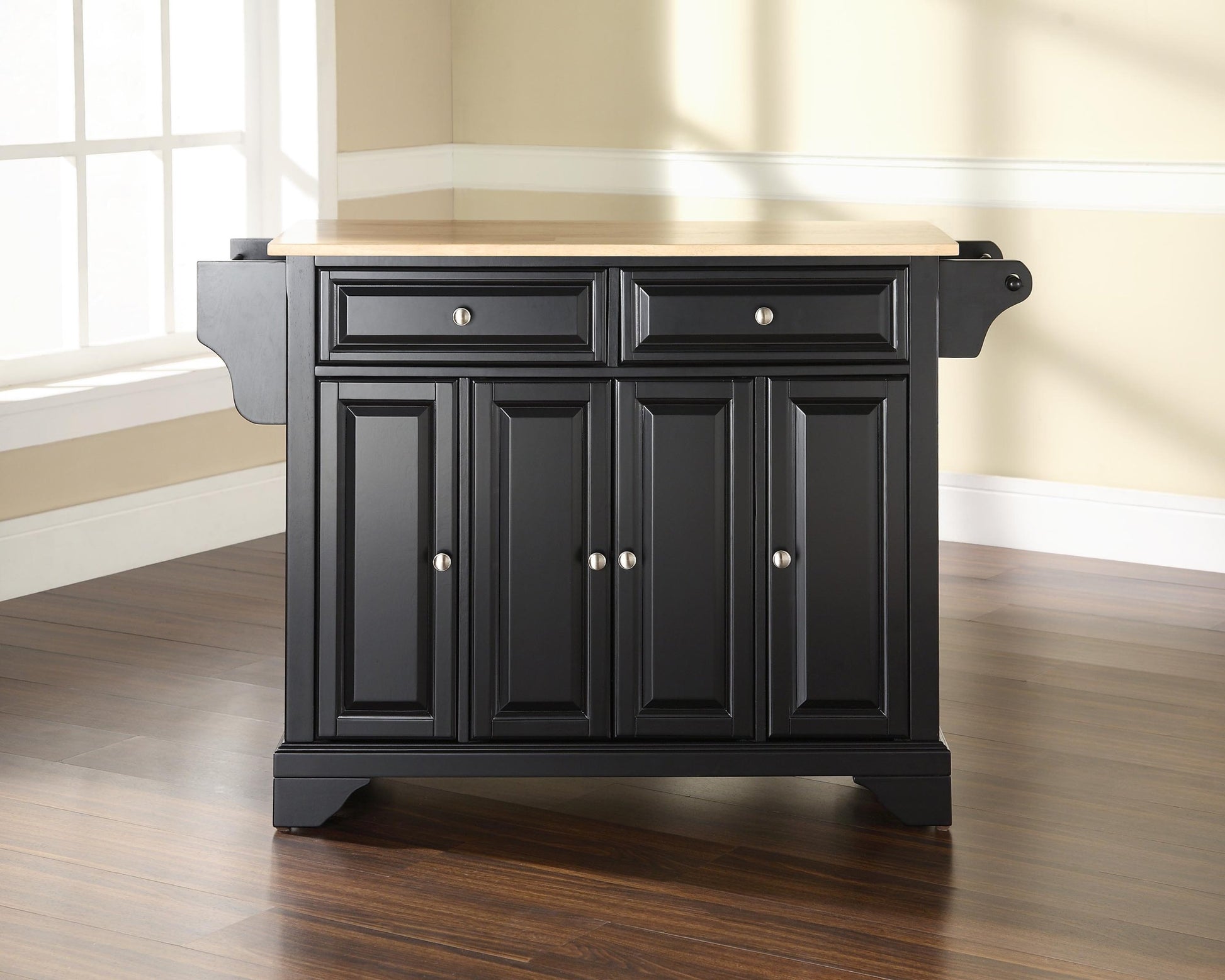 Kitchen Storage | Durable Solid Hardwood Kitchen Island | Elegant Raised Panel Doors | Ample Storage Space | Stylish, Functional, and High-Quality | casafoyer.myshopify.com