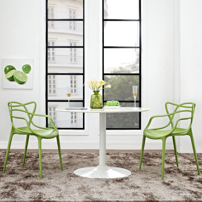 home office desk chairs | CasaFoyer Entangled Dining Chair Set of 2 | Captivating Design | Molded Plastic | Foot Caps | Fully Assembled | Wipe-Clean Surface | Green | casafoyer.myshopify.com