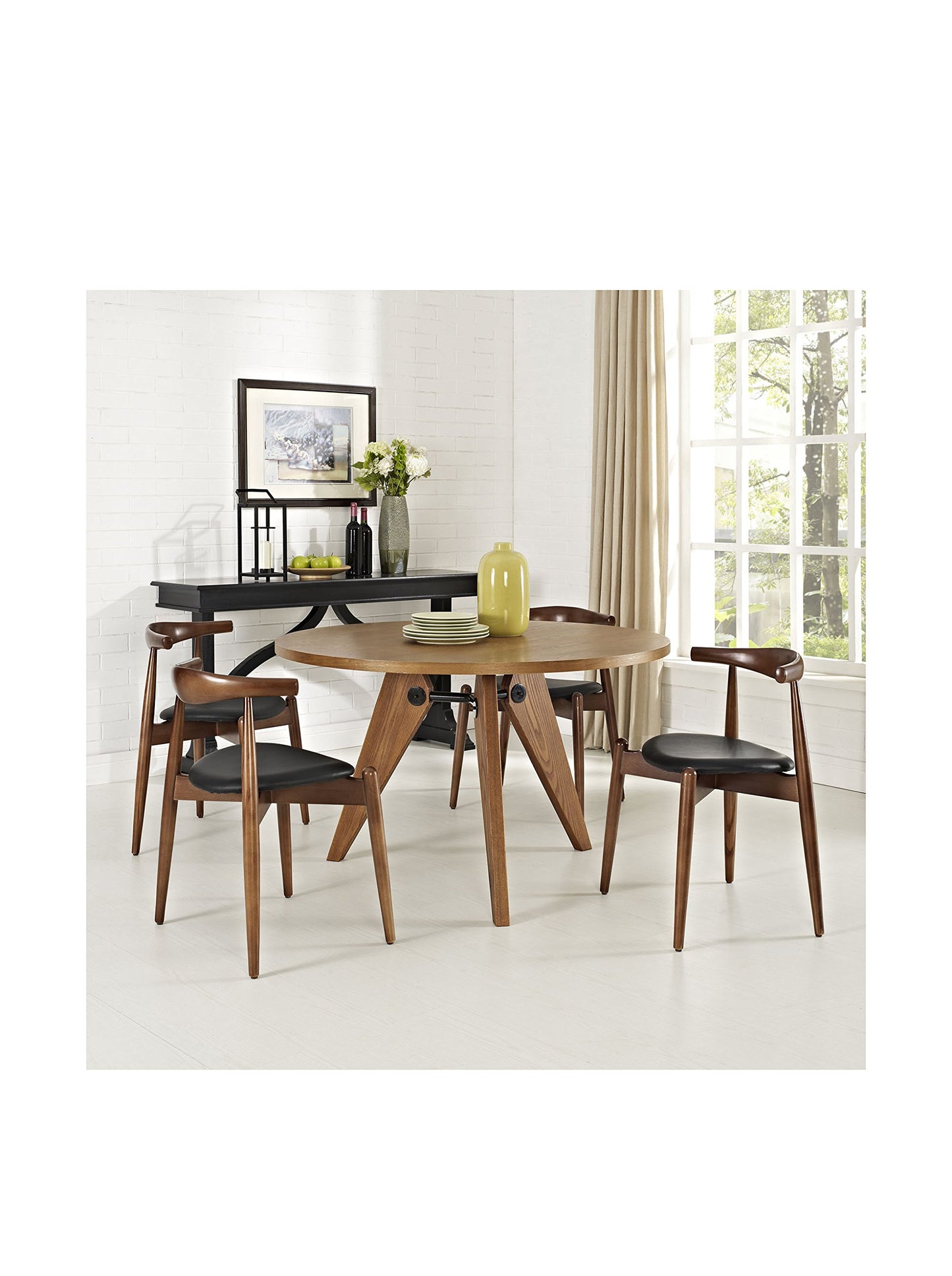 home office desk chairs | CasaFoyer Stalwart Dining Side Chair Set of 4 | Solid Beech Wood | Elegant Design | Comfortable Cushion | Durable Upholstery | casafoyer.myshopify.com