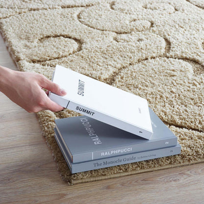 Carpet & Rugs | CasaFoyer Burgeon Scrolling Vine 5x8 Shag Area Rug | Modern Design | Durable Polypropylene | Jute Backing | Stain-Resistant | Easy to Clean | Ideal for Various Rooms | casafoyer.myshopify.com
