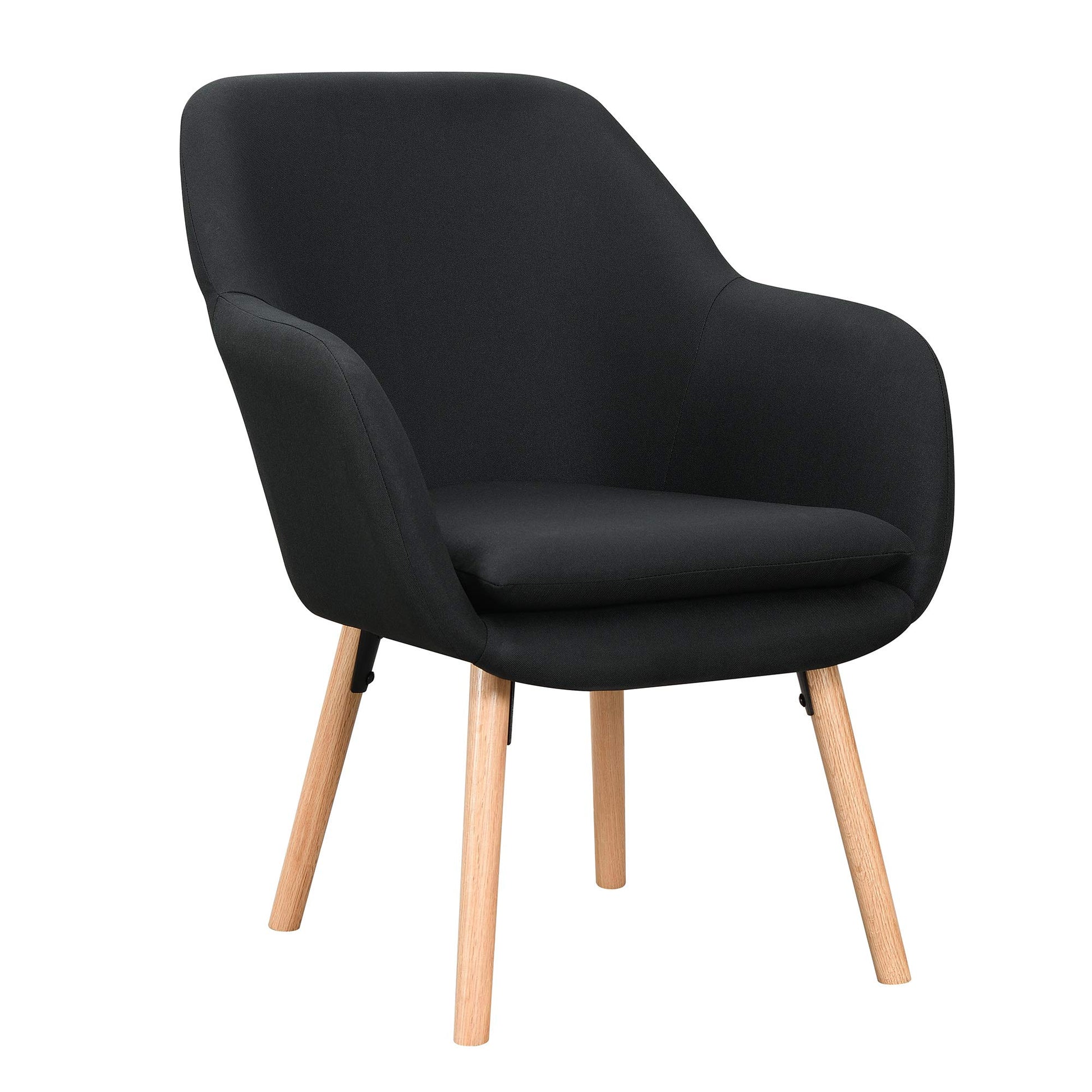 TABLE | CasaFoyer Take a Seat Charlotte Accent Chair | Stylish & Versatile | Linen Fabric | Solid Red Oak Legs | Detachable Foam Cushion | casafoyer.myshopify.com