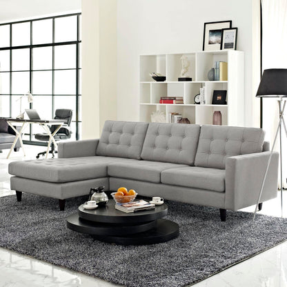 sofas | CasaFoyer Empress Left-Arm Sectional Sofa | Luxurious Design | Tufted Buttons | Plush Cushions | Noble Armrests | Solid Wood Legs | Floor-Protecting Glides | Lavish Upholstery | casafoyer.myshopify.com