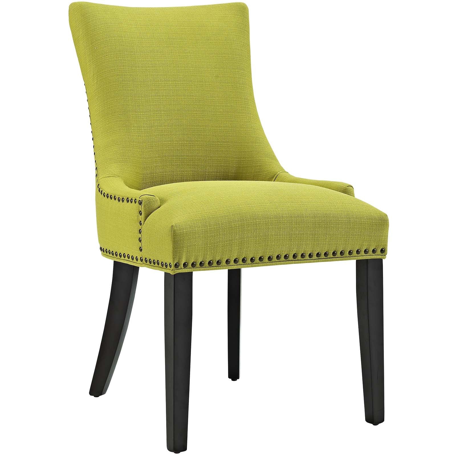 home office desk chairs | CasaFoyer Marquis Dining Side Chair | Elegant Hourglass Back | Nailhead Trim | Foam Padded Seat | Polyester Upholstery | Non-Marking Foot Caps | Tapered Wood Legs | Ideal for Modern & Traditional Dining Rooms | casafoyer.myshopify.com