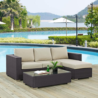 kitchen and dining room sets | CasaFoyer Convene Outdoor Sectional Set | Durable Rattan & Aluminum Frame | All-Weather Cushions | Patio, Backyard, Poolside Furniture | casafoyer.myshopify.com