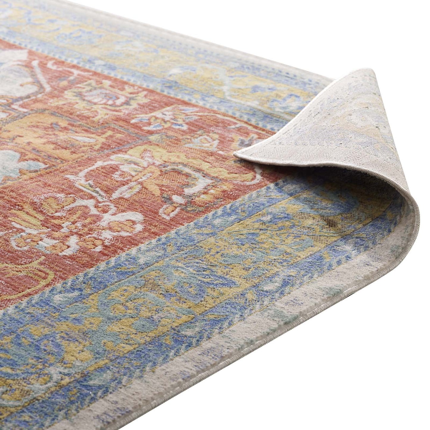 Carpet & Rugs | CasaFoyer Citlali Distressed Southwestern Aztec Area Rug | Vibrant Design | Stain Resistant | Easy to Maintain | Durable & Long-Lasting | 4x6 Size | casafoyer.myshopify.com