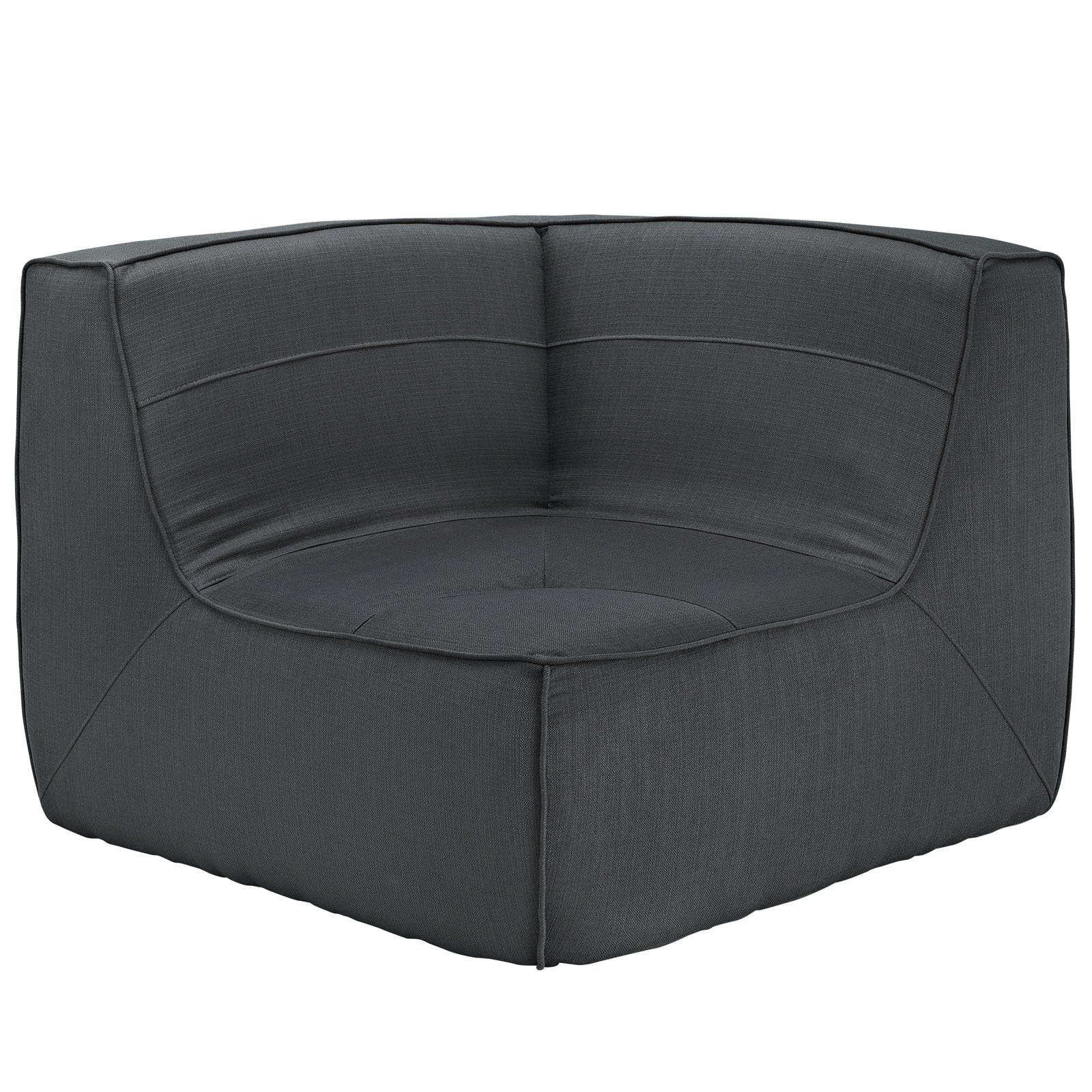 sofas | CasaFoyer Align Curved Sectional Sofa Set | Luxuriously Padded & Upholstered | High-Quality Fabric | Button Tufting & Trim | Includes Corner Sofa | casafoyer.myshopify.com