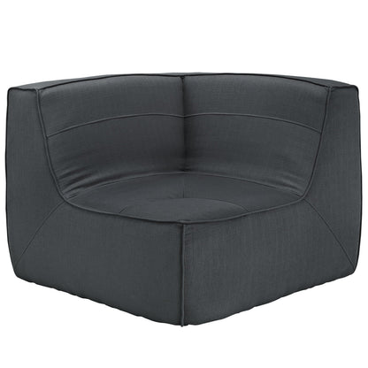 sofas | CasaFoyer Align Curved Sectional Sofa Set | Luxuriously Padded & Upholstered | High-Quality Fabric | Button Tufting & Trim | Includes Corner Sofa | casafoyer.myshopify.com